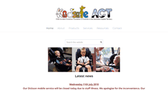 Desktop Screenshot of kidsafeact.com.au